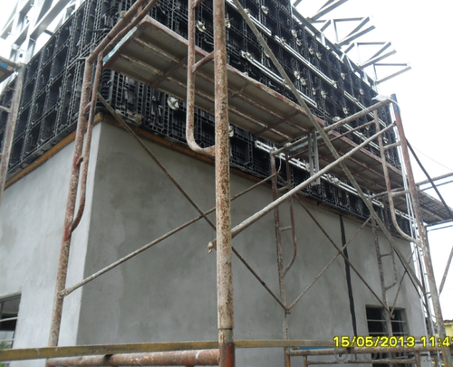 reusable wall panels for concrete construction System 1