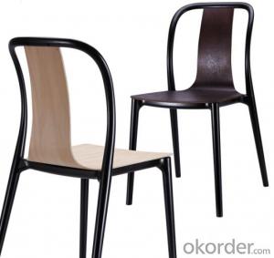 Dinning Chair Plastic & Wood & Metal Model CMAX-PP842