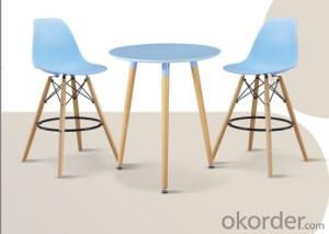 Dinning Chair Plastic & Wood & Metal Model CMAX-PP623