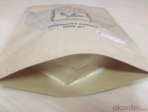 Metalized Polyester Laminated Kraft Paper Zipper Bags