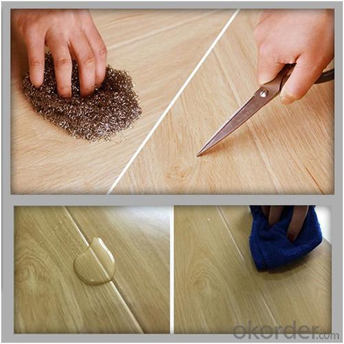 Best Price Indoor Anti Slip Roll Wood Look PVC Flooring System 1