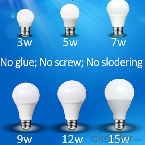 Plastic Bulb Led Lgiht Energy Saving Light Bulb Led With High Lumen System 1