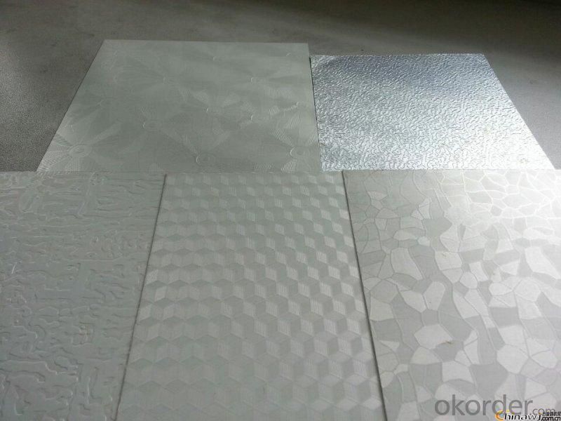 Decorative Embossed Aluminum Sheet from Mill