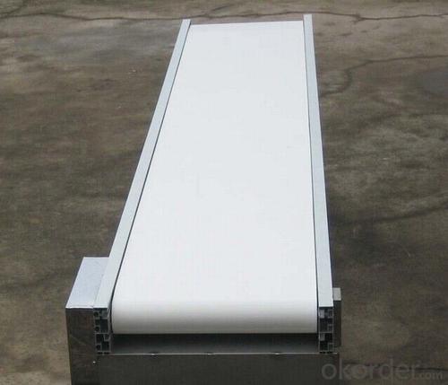 Green PVC Conveyor Belt White PU Conveyor Belting System 1