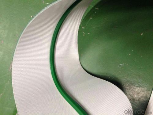 2.0mm 3.0mm Green Anti Static Food Grade PVC Conveyor Belting System 1