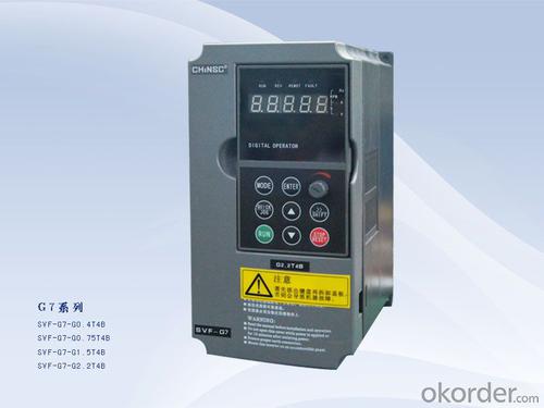 China frequency inverter ac vfd manufacturers 0.75kw System 1