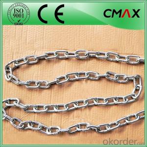 Galvanized Steel Link Chain DIN766 DIN763 System 1