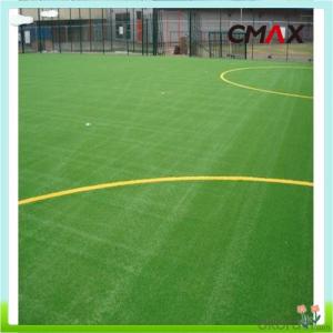 40mm PE Football Artificial Grass , Green Futsal Synthetic Lawn For FIFA Soccer Filed System 1