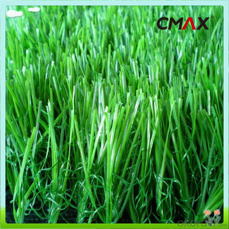 Environment Friendly Soccer Artificial Grass fake turf with PP cloth backing