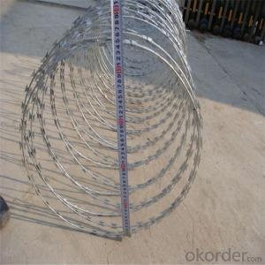Galvanized Concertina Razor Barbed Wire (BTO-22)
