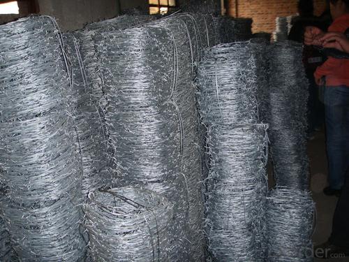 High Tensile Galvanized PVC Coated Barbed Iron Wire for Security System 1