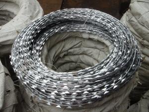 2015 Hot Dipped Galvanized And PVC Coated Razor Wire System 1