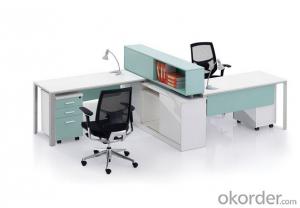 Office Working Table Green Color Design System 1