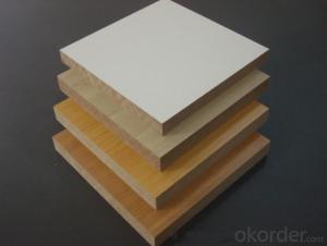 Texture Surface Melamine Faced MDF for Furniture Usage