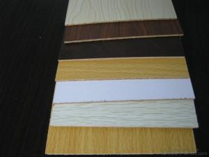 18mm Double Sides Wood Grain Melamine Faced MDF Board System 1