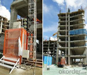 High Quality Construction hoist Building Hoist SCD250/250 System 1