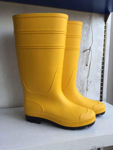 PVC Steel Toe Safety Boots Safety Work Boots System 1