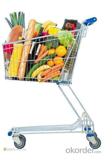 Steel Chrome Plated European Style Shopping Trolley System 1