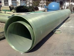 GRP FRP Pipe Fiberglass Reinforced Plastic Pipe for Sewage Water