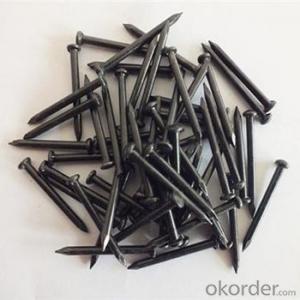 White Steel Concrete Nails Steel Nails China with Bulk and Box Package
