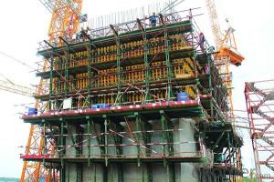 Hydraulic equipment with Auto-climbing Formwork in construction China System 1
