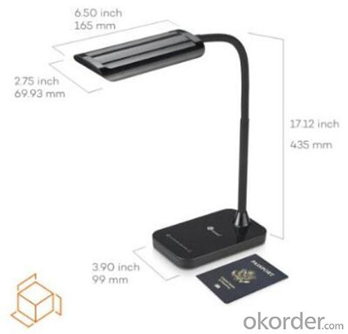 LED Desk Lamp, Gooseneck Table Lamp 7W Touch Control 7 Brightness Modes System 1