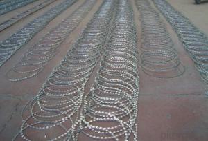 Galvanized Razor Barbed Wire for Airport, Building