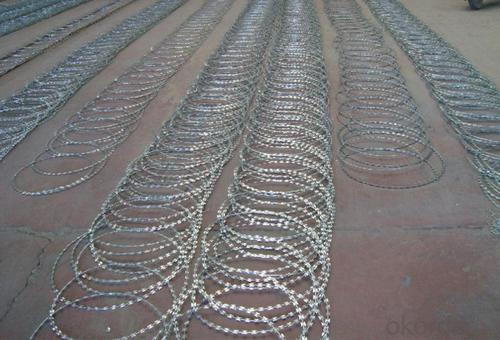 Galvanized Razor Barbed Wire for Airport, Building System 1