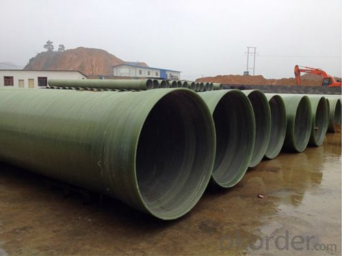 FRP Pipes Filament Winding FRP Pipe with Sand Filler System 1