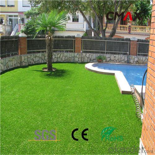 Natural Green Artificial Grass for Landscaping Like Garden System 1