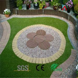 Environmental Friendly Green Turf For Villa Home Garden Landscaping Artificial Grass System 1
