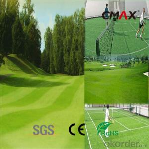 Comfortable Tennis Court Artificial Turf Natural Looking System 1