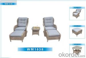 Outdoor Furniture Rattan Sofa CMAX-WM1038/3-1-1