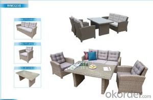 Outdoor Furniture Rattan Sofa CMAX-WM3235