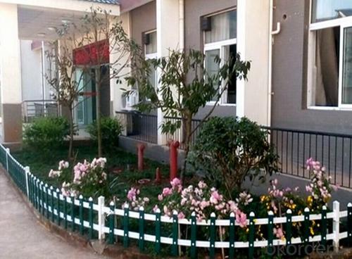 Plastic PVC White Picket Fence for Wholesales System 1