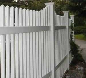 PVC Garden Fence with New Design and High Quality