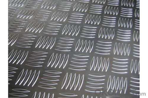 Auminium Tread Plate with Five Bars Embossed Sheet