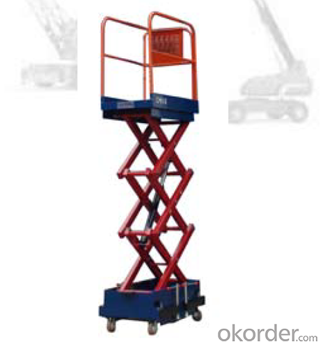 CMAX Mini scissors lift working platform System 1