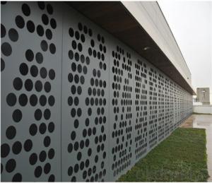 Punched / Perforated Aluminum Panel for Aluminum Wall Facade