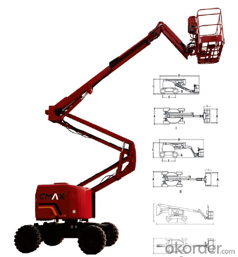 CMAX  Self-propelled Boom Lift work platform System 1