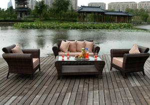 Outdoor PE Wicker/Rattan Sofa CMAX-YHA027