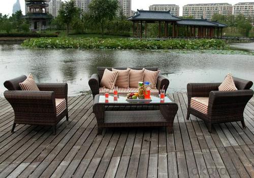 Outdoor PE Wicker/Rattan Sofa CMAX-YHA027 System 1