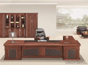 Commercial Desk with Veneer Painting for Manager