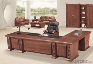Wooden Executive Table with Veneer Painting System 1