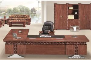 Office Executive Workstation with Veneer Painting Face System 1
