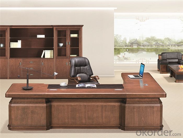 Office Workstation with Veneer Painting for Manager