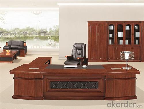 Executive Desk with Veneer Painting Surface System 1