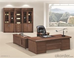 Office Executive Workstation with Veneer Painting