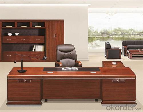 Commercial Table with Veneer Painting for Manager System 1