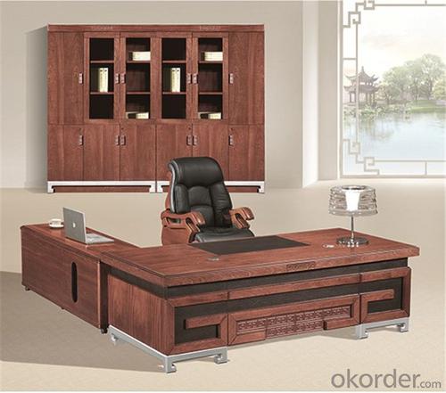 Executive Desk with Veneer Painting Face System 1